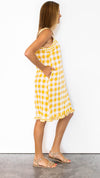 Laylin Dress (Yellow Check)